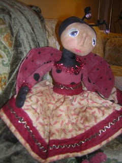 Sara Naumann blog Robin Carr ladybug doll