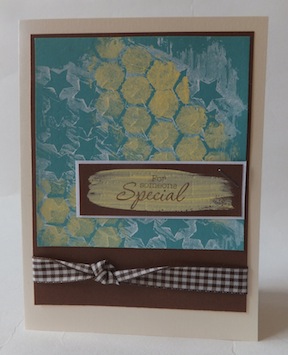 Sara Naumann blog painted card