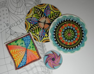 Sara Naumann blog Suzanne McNeill A&S 2013 Zentangle - colors 2