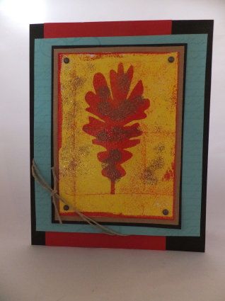 Stenciling and embossing with Balzer Designs