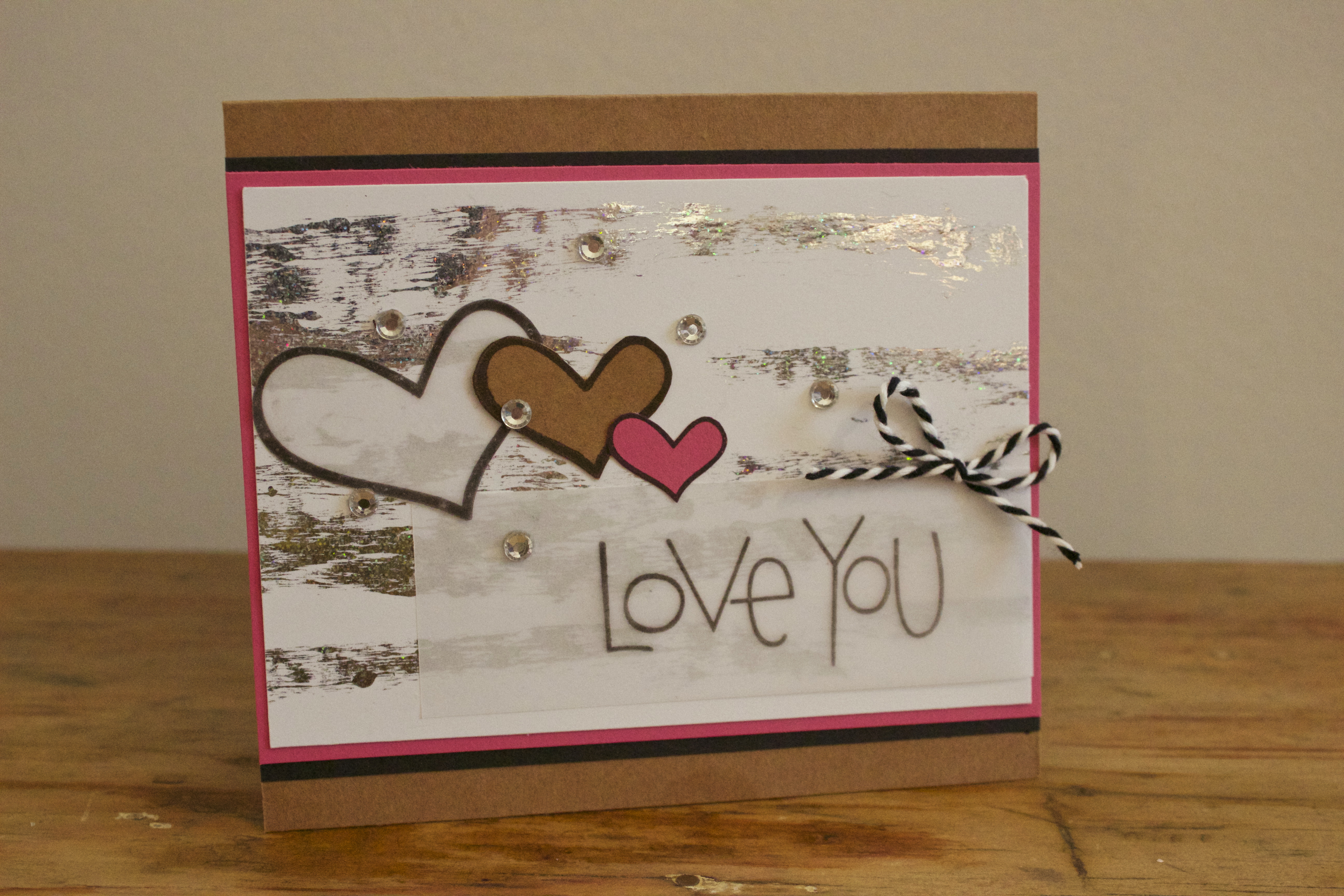 Love You Valentine Card Sara Naumann