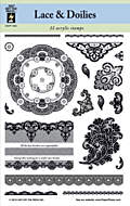 Lace & Doilies Stamp Sara Naumann Create & Craft