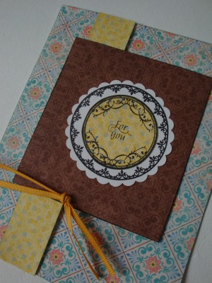 Sara Naumann blog Create & Craft stamped card