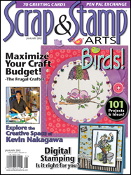 Sara Naumann blog Stamp & Scrap Arts magazine