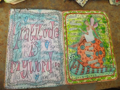 Sara Naumann blog Dyan Reaveley art journals