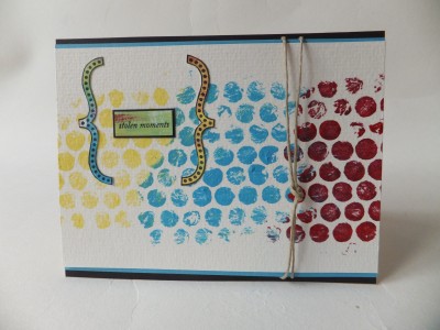 Sara Naumann blog Bubble Wrap card