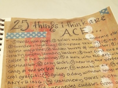 Sara Naumann blog art journaling 25 things I think are ace