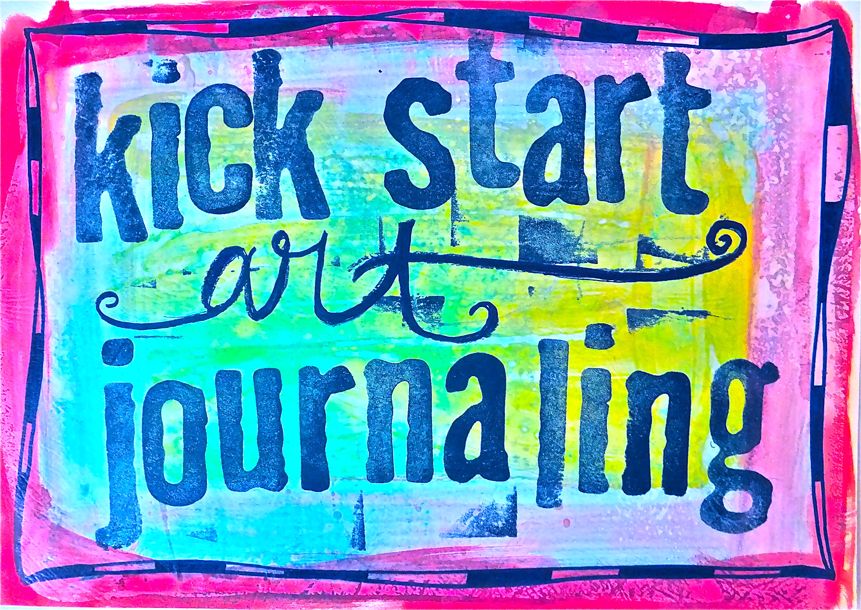 Studio Snapshots: Kick Start Art Journaling Review