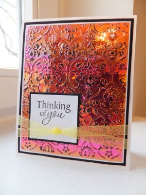 Sara Naumann blog Shimmer Sheetz card project