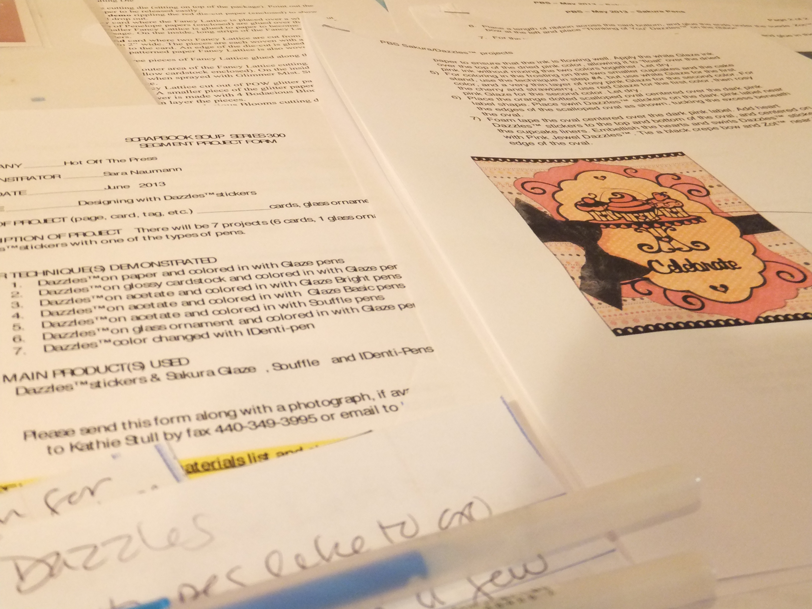 Studio Snapshots: HOTP and Scrapbook Soup