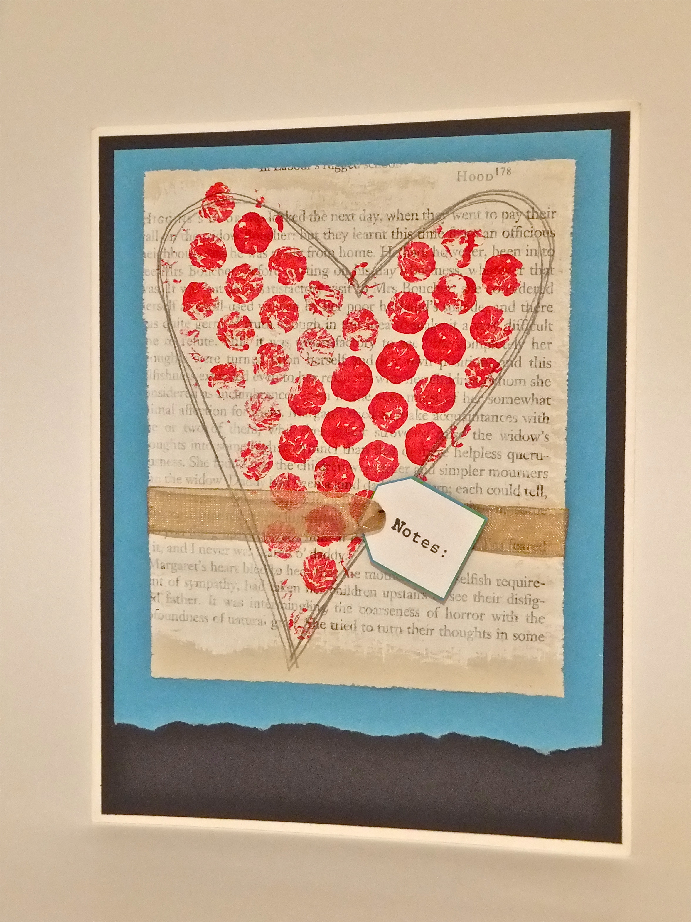 {Project} Wednesday: Bubble Wrap Heart