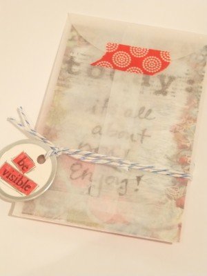 Sara Naumann blog Eclectica Glassine Envelope project