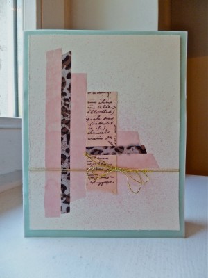 sara Naumann Studio SN You Tube washi tape card