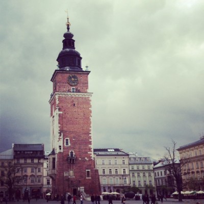 Sara Naumann blog Krakow Town Hall tower