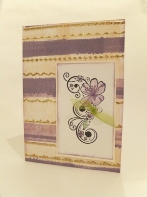 Sara Naumann blog plumeria card