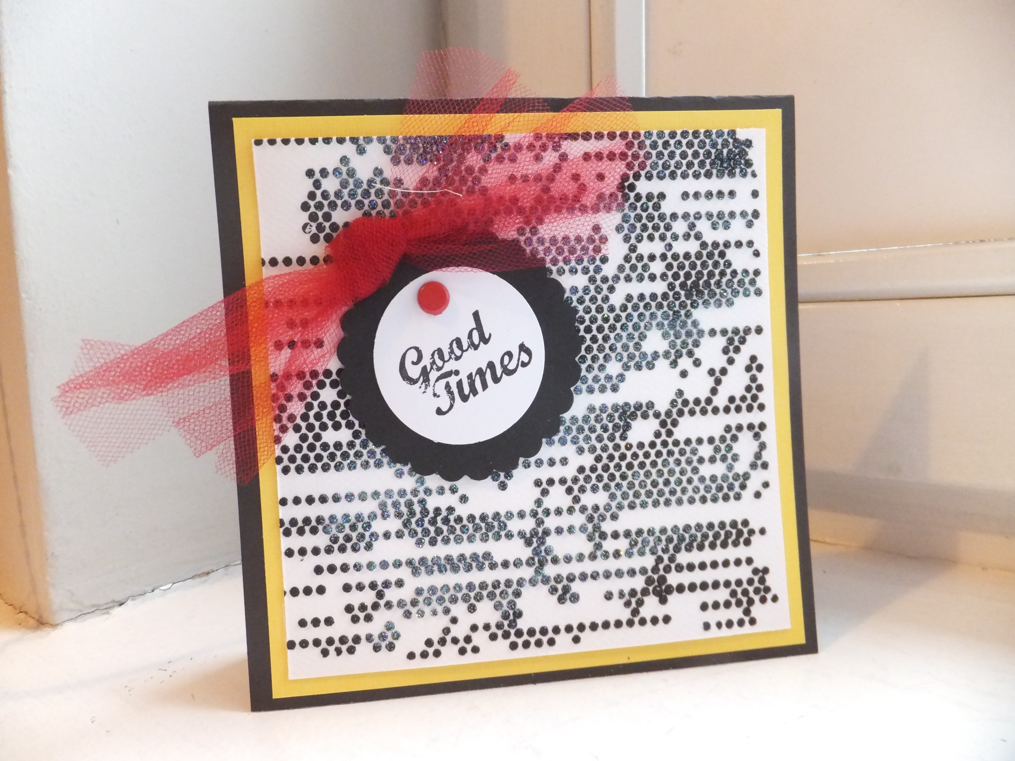 {Project} Wednesday: Embossing Paste & Stencils