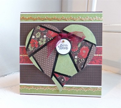 Sara Naumann blog faux mosaic paper