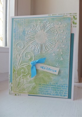 Sara Naumann blog Distress Embossing