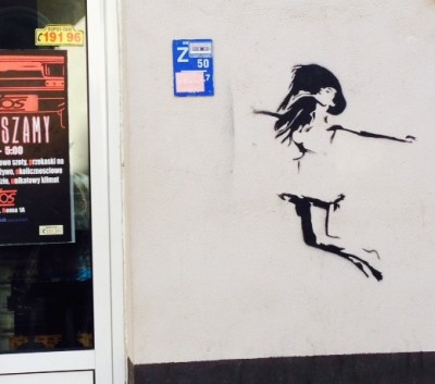 Sara Naumann Photo Jumping Girl Grafitti