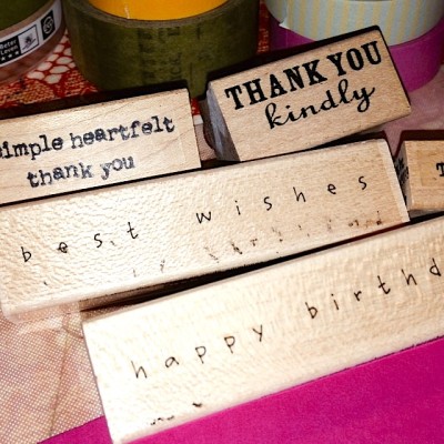 Sara Naumann word stamps