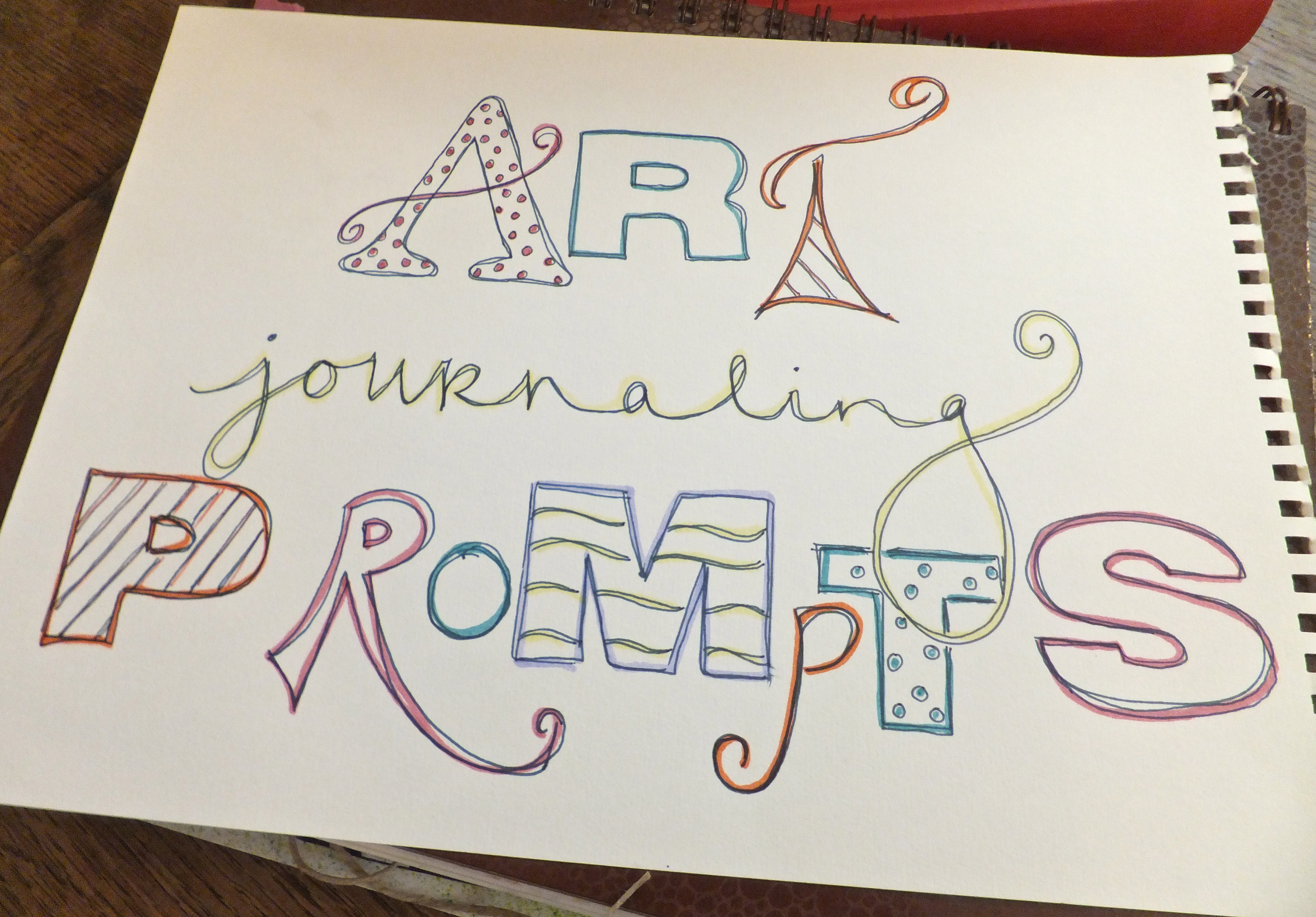 Art Journaling Prompts: Habits