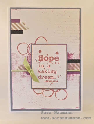 Sara Naumann Bella Crafts Quarterly Mixed Media card