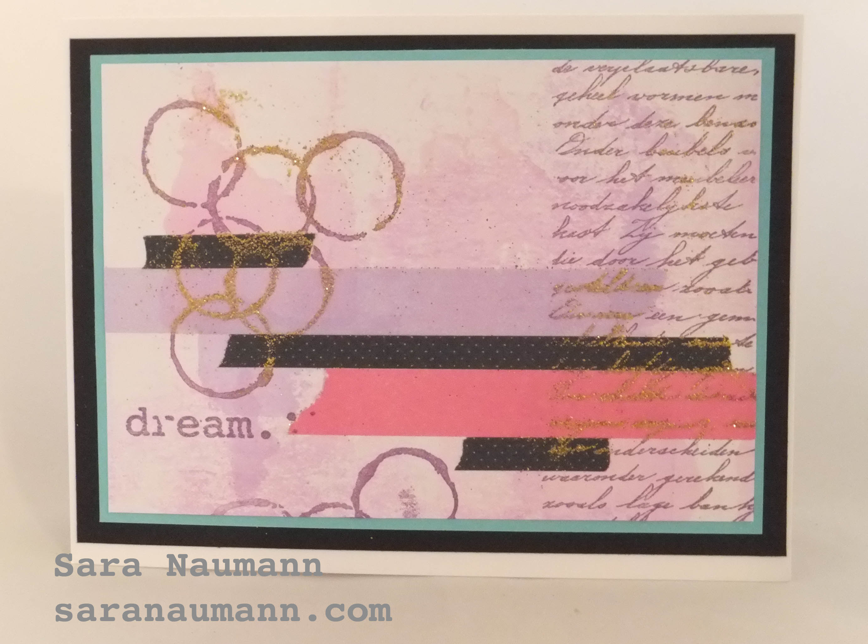 {Project} Wednesday: How to Stamp and Heat Emboss on Washi Tape