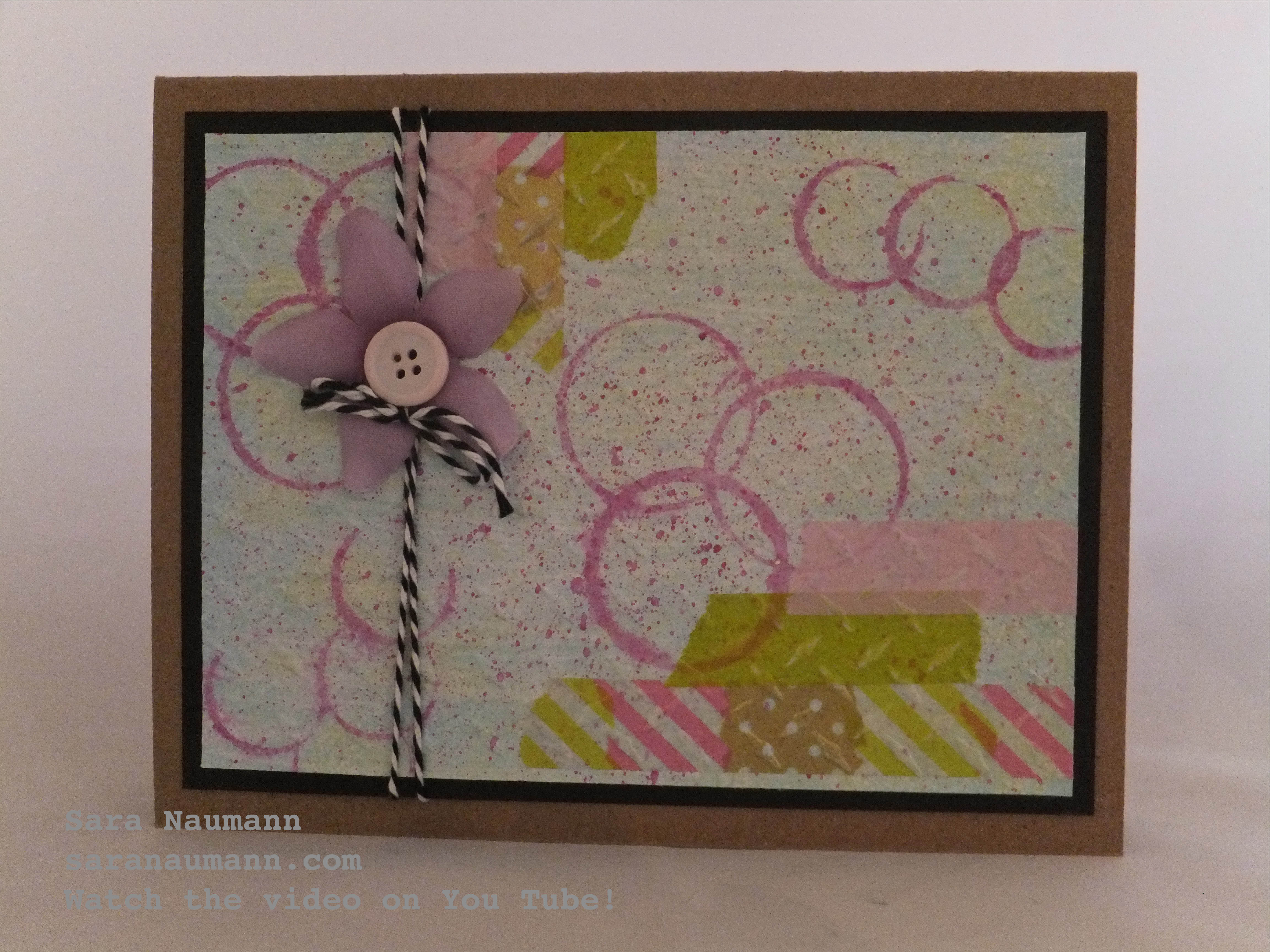 Cardmaking with Dylusions and Distress Paint