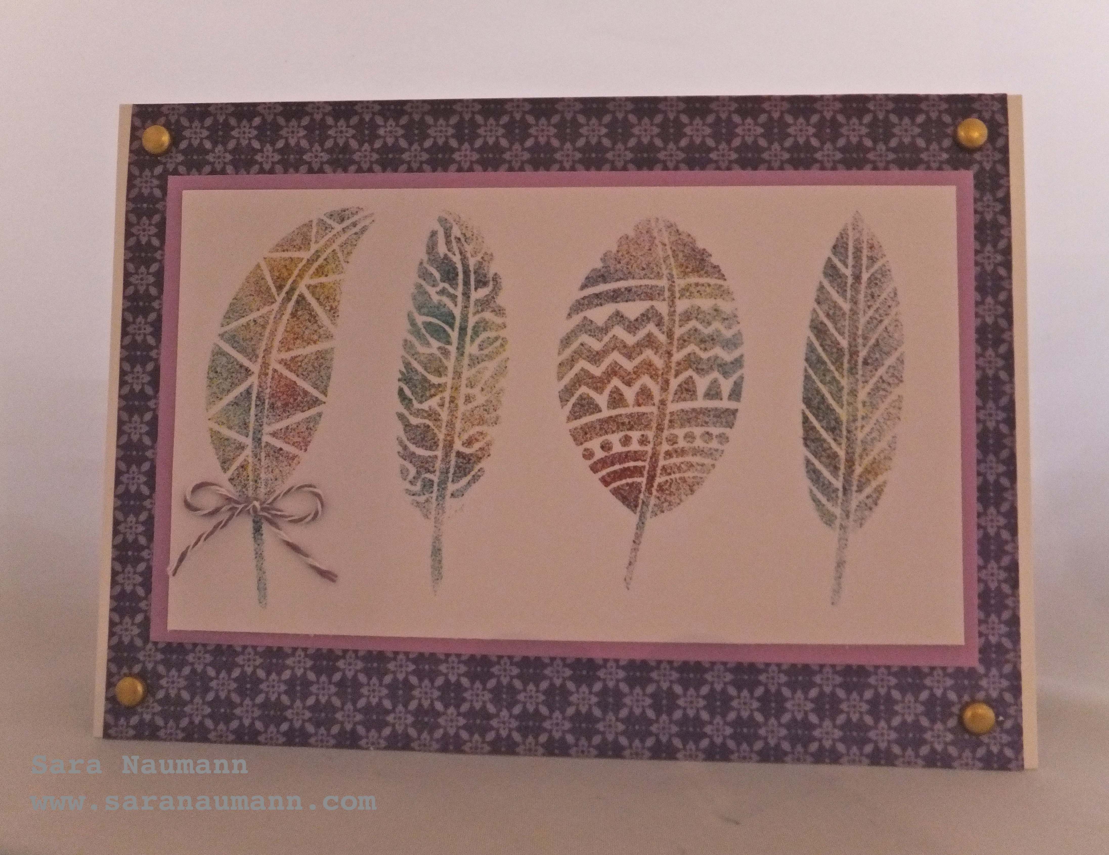 {Project} Wednesday: Cardmaking with Ranger’s Distress Marker Spritzer