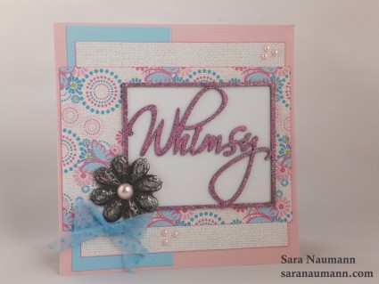 FabScraps Kaleidoscope card Sara Naumann