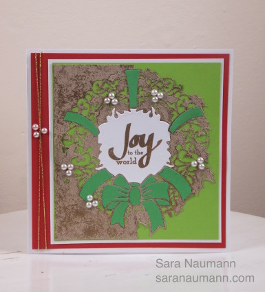 Christmas Couture Edger card 