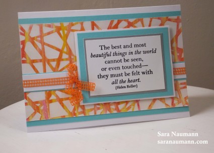 Cardmaking with Distress Crayons