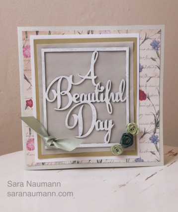 FabScraps Beautiful Day card