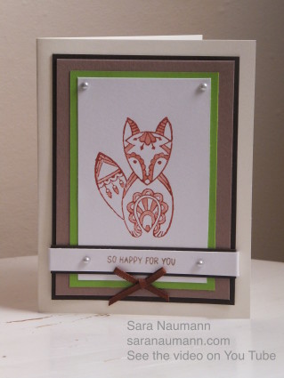 Blockwallah block print stamping fancy fox acrylic paint