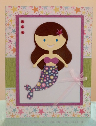 Echo Park Let's Be Mermaids Card