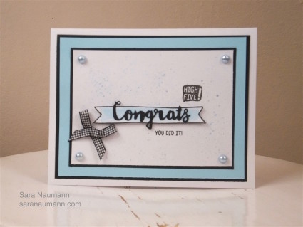 Waffle Flower congrats card