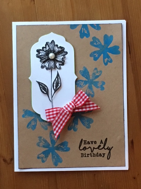 {Project} Wednesday: Birthday Card with Acrylic Paint Pens and Dreamees Stamps