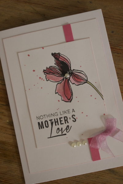 Altenew Wild Hibiscus Mothers Day card