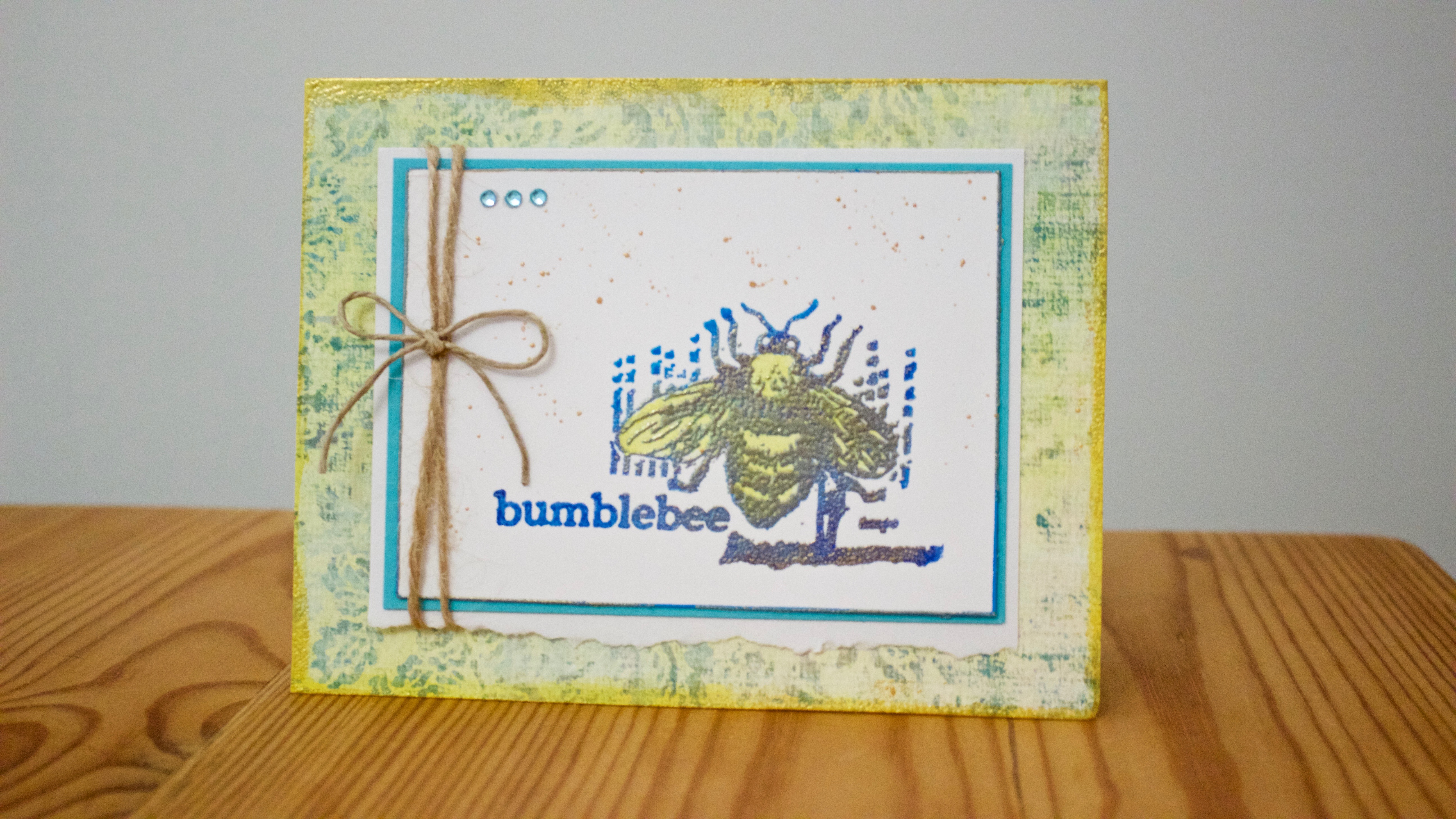 Eclectica Bee partial embossing