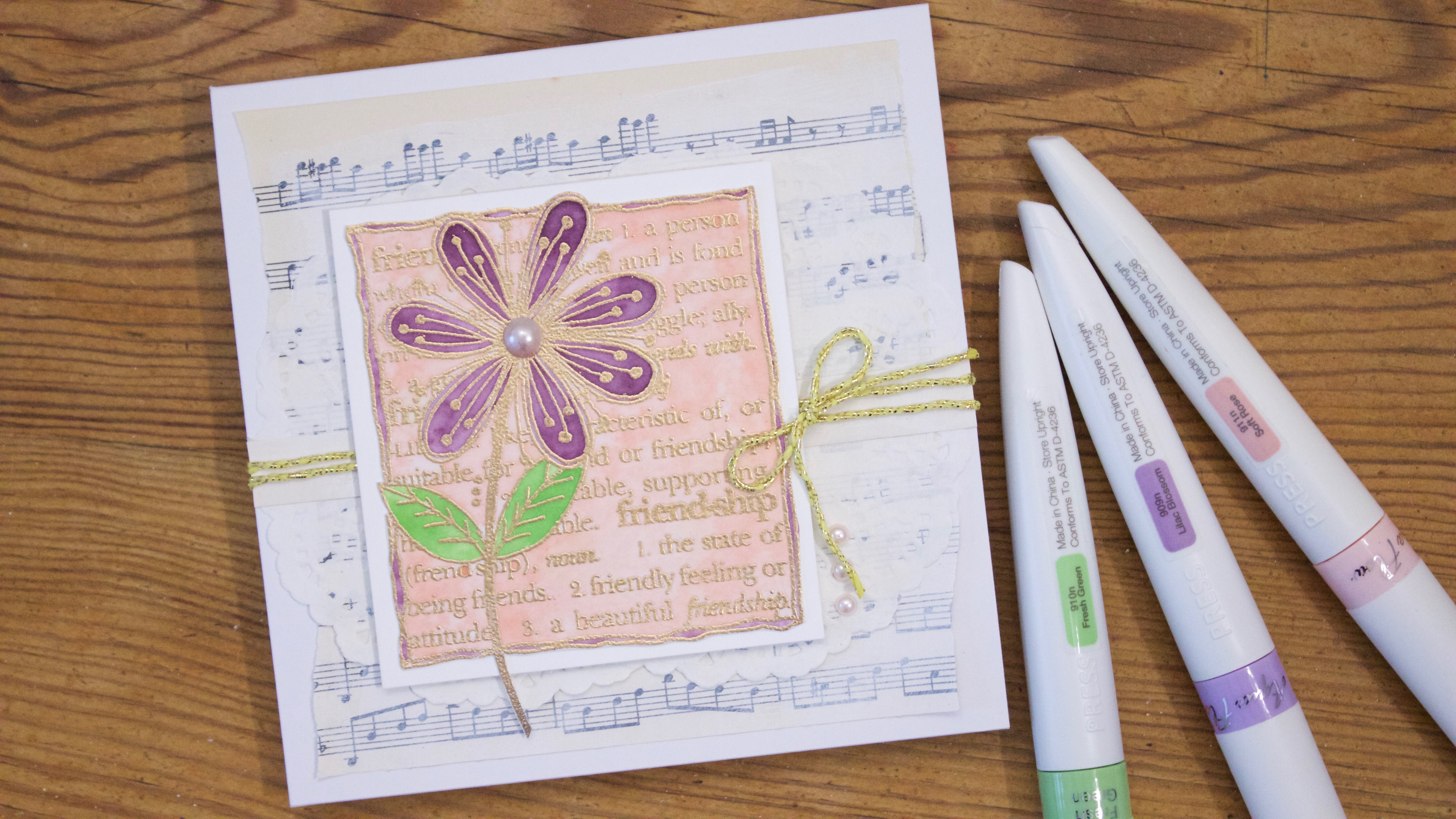 {Project} Wednesday: Watercolor with Tonic Nuvo Aqua Flow Watercolor Pens