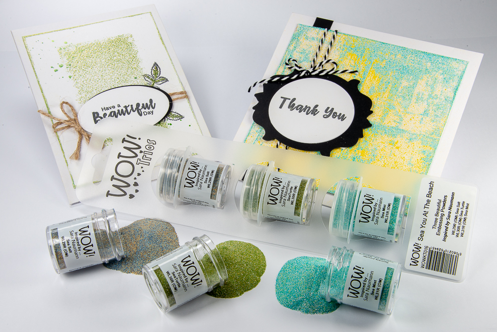 New Sara Naumann Embossing Powders from WOW!