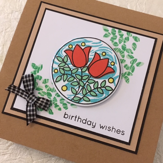 Cardmaking with Altenew Stained Glass Window Stamps