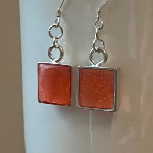 Alcohol Ink Resin Earrings