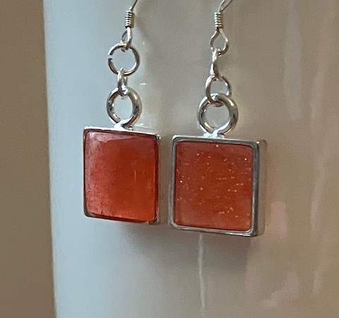 Alcohol Ink Resin Earrings