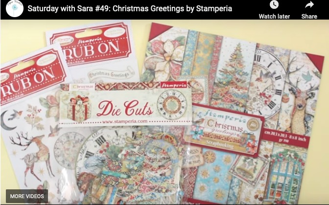 How to make Christmas Cards with Stamperia Papers & More!