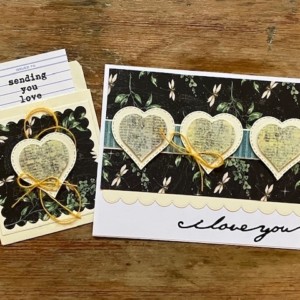Resin Paper Cards for Valentine’s (or any time of year!)